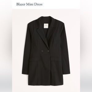 NWT❗️A&F Black Blazer Mini Dress